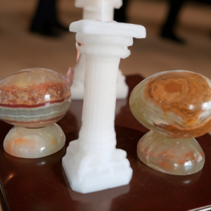 Dekoratif Beyaz Mum Orta